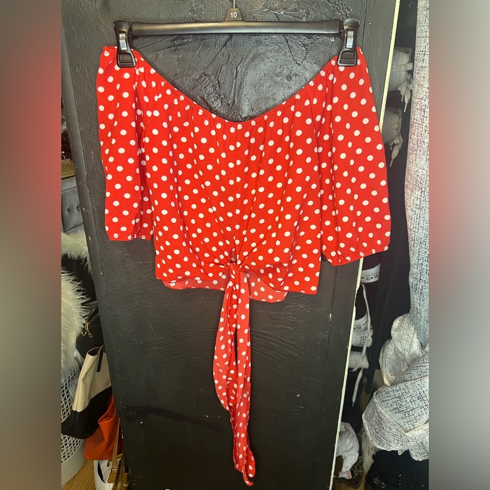Red Blouse Top